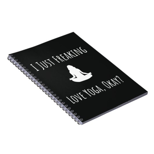 Grappige Yoga Geschenken Humor Vrouwen Voor Haar M Notitieboek (Rechterzijde)