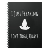 Grappige Yoga Geschenken Humor Vrouwen Voor Haar M Notitieboek (Voorkant)