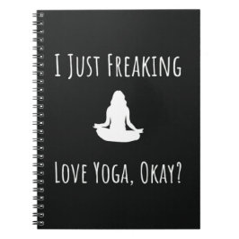 Grappige Yoga Geschenken Humor Vrouwen Voor Haar M Notitieboek