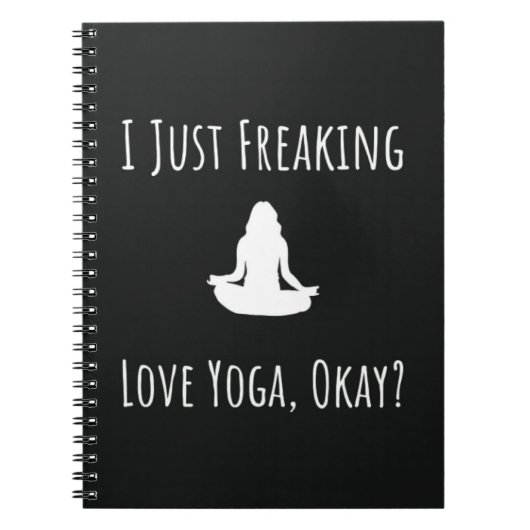 Grappige Yoga Geschenken Humor Vrouwen Voor Haar M Notitieboek (Voorkant)