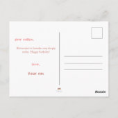 Grappige Yoga Meditatie Kat Schattig Dier Verjaard Briefkaart (Achterkant)