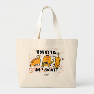 Grappige Yoga Oranje Katten Grote Tote Bag