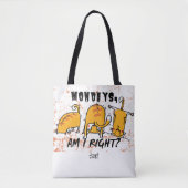 Grappige Yoga Oranje Katten Tote Bag (Voorkant)