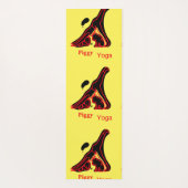 Grappige Yoga Piggy Yogamat (Achterkant)