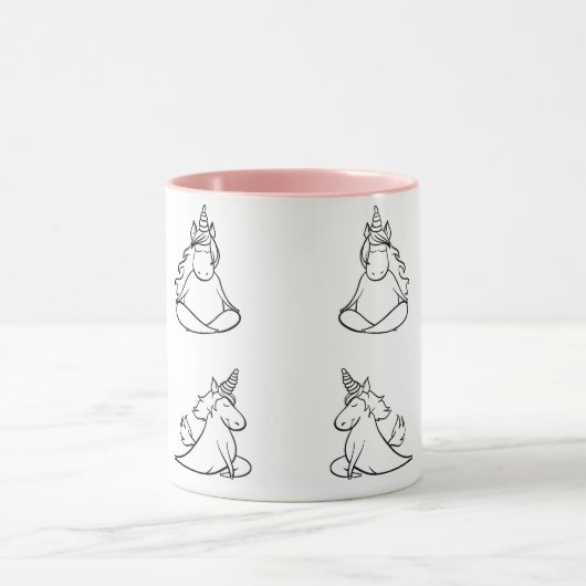 Grappige Yoga Pose Mok (Midden)