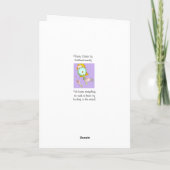 Grappige Yoga Pose vrouw verjaardagskaart Kaart (Achterkant)