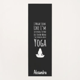 Grappige yogamatten oefen stretch relax fitness yogamat