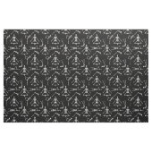 grappige yogaskeletten stof (Fat Quarter)