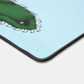 Grappige yogi draak bureaumat (Hoek)