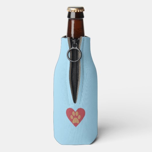 Grappige Yorkshire Terrier Flessenkoeler Flesjeskoeler (Fles Achterkant)