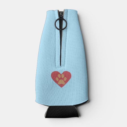 Grappige Yorkshire Terrier Flessenkoeler Flesjeskoeler (Achterkant)