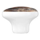 Grappige Yorkshire Terriër met zonnebril Keramische Knop (Zijkant)