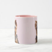 Grappige Yorkshire Terriër met zonnebril Mok (Midden)