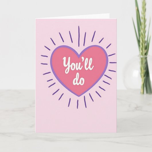 Grappige You Will Do Kaart (Voorkant)