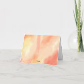 Grappige 'You're a Peach' Crossed Out Kaart met Ap (Achterkant)