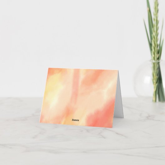 Grappige 'You're a Peach' Crossed Out Kaart met Ap (Achterkant)