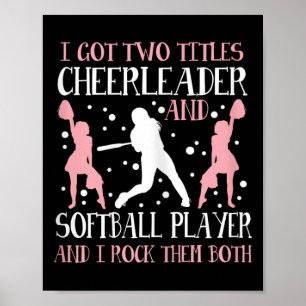 Grappige Zachte Cheer Liefhebber Grafische Vrouwen Poster