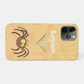 Grappige zachte pluizige spin cartoon Case-Mate iPhone case (Achterkant (horizontaal))