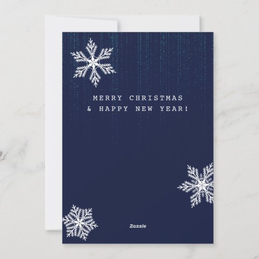 Grappige Zakelijke Kerstkaart Engineer Kerstmis (Achterkant)