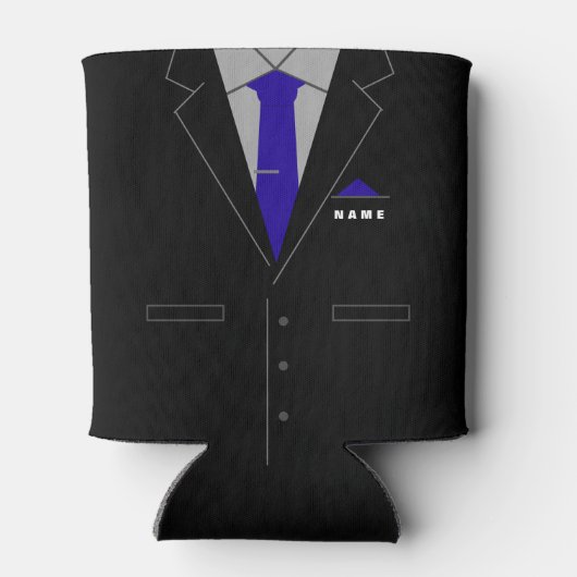 Grappige zakelijke Koelbox met aangepaste naam Blikjeskoeler (Achterkant)