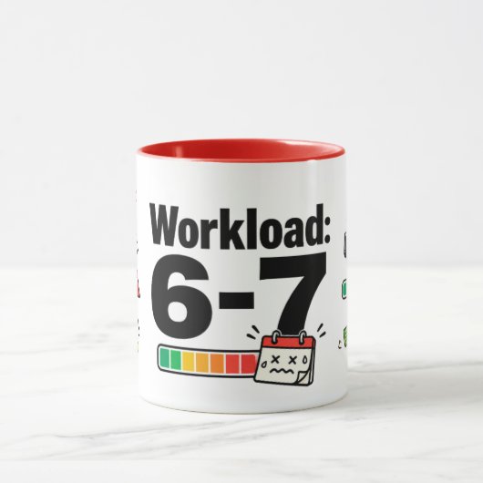 Grappige zakelijke meme | WorkTok-collega kantoor Mok (Midden)