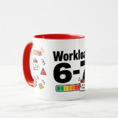 Grappige zakelijke meme | WorkTok-collega kantoor Mok (Voorkant links)