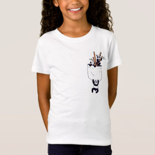 Grappige zakpandas t-shirt
