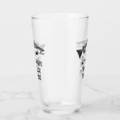 Grappige zalm Vist Mannen grap Glas (Rechts)