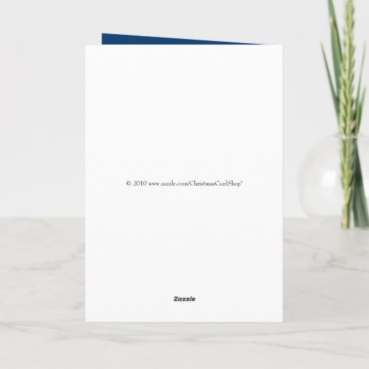 Grappige Zanghonden & Vogel Dier Kerst Kaarten (Achterkant)