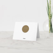 Grappige zebra kerstgroet bedrijf feestdagen kaart (Achterkant)