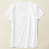 Grappige Zebra met roze zonnebril T-shirt (Laag Achter)