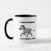 Grappige Zebra Mok, dierenvriend cadeau, Schattige Mok (Links)