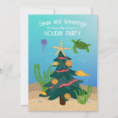 Grappige Zeeen en Groeten Ocean Nautical Holiday Kaart (Voorkant)