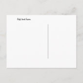 Grappige zeehavik vogel•Aangepast Aankondigingskaart (Achterkant)