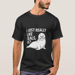 Grappige Zeehonden Liefhebber Vrouwen Mannen Kinde T-shirt