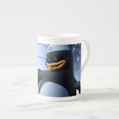 Grappige Zeeman Pinguïn Dansen Porselein Kop (Voorkant rechts)