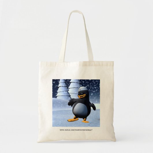 Grappige Zeeman Pinguïn Dansen Tote Bag (Voorkant)