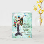 Grappige zeemeermin citaat Notecard Anais Nin Kaart (Gele Bloem)