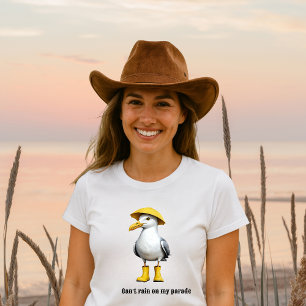 Grappige zeemeeuw in regenlaarzen - Beach Humor Tr Tri-Blend Shirt
