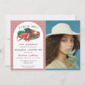 Grappige zeevruchten Crawfish Boil Pinch Me! Afges Kaart (Voorkant)