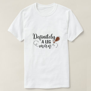 Grappige Zeker Een Been Man Typografie T-shirt