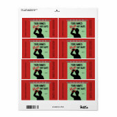 Grappige Zelfgemaakte Hete Saus Labels Killer Cust (Full Sheet)