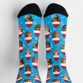 Grappige zelfgemaakte kerst Santa mutsen sokken me (Top)