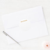 Grappige zelfliefde Quote zelfgemaakte Sticker (Envelop)