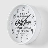grappige zelfreinigende keukenwoordkunst (Hoek)