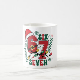 Grappige Zes Zeven 67 6 7 Meme Leuk Kerstcadeau Koffiemok