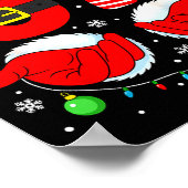 Grappige Zes Zeven 67 Meme 6 7 Elf Kerstman Kerst Poster (Hoek)