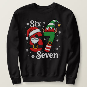 Grappige Zes Zeven 67 Meme 6 7 Elf Kerstman Kerstm Trui