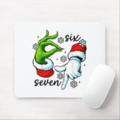 Grappige Zes Zeven 67 Meme 6 7 Kerst Elf Hand Jong Muismat (Met muis)