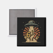 Grappige Zes Zeven 67 Meme Internet Meme Ufo Gen A Magneet (Voorkant / Achterkant)